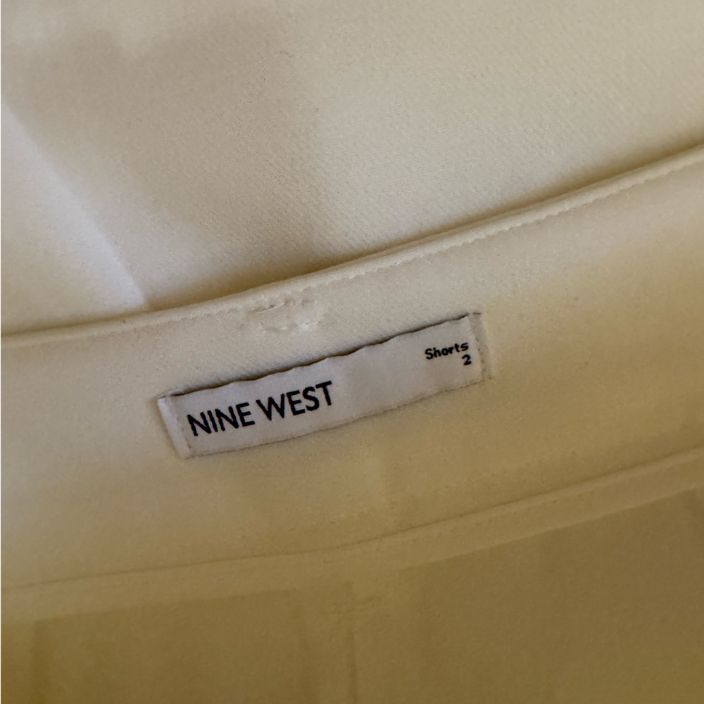 White dressy shorts by Nine West. - Picture 3 of 4